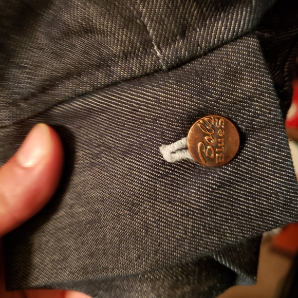 Bob Barker Denim Prison Coat Vintage Dead Stock Barn Chore Jacket L 42/44 Tupac - Picture 5 of 7